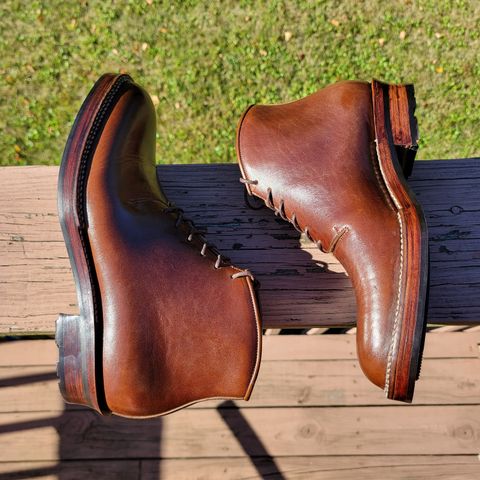 Midas Unlisted Model in Shinki Cognac Oiled Horsebutt