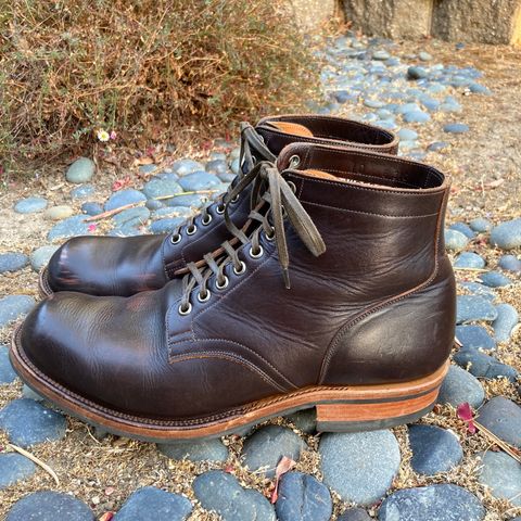 Viberg Service Boot in Horween Brown Wooly