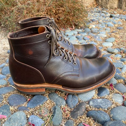 Viberg Service Boot in Horween Brown Wooly