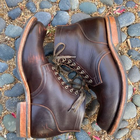 Viberg Service Boot in Horween Brown Wooly