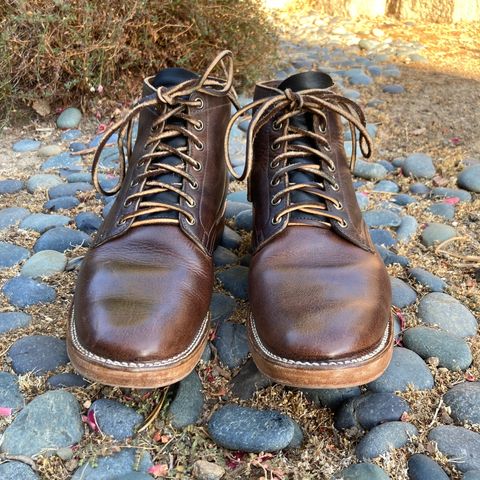 Search result thumbnail of Viberg Service Boot in Horween Vintage Mocha Oil Harness (3sixteen)