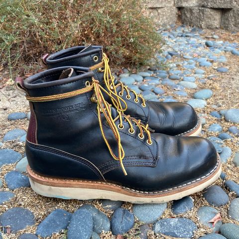 View photo of White's x Max Schaaf 4Q Riding Boot in Horween Black Teacore Chromexcel