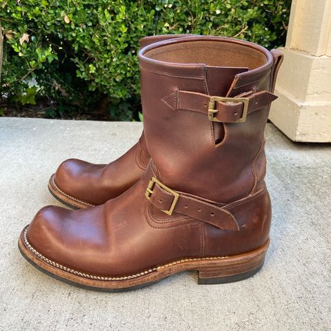 View photo of Viberg Engineer in Horween Brown Chromexcel