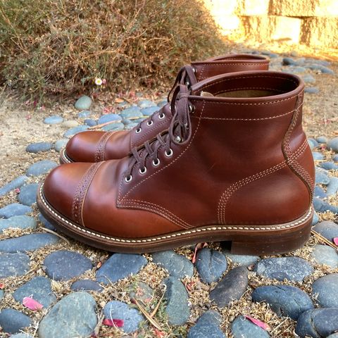 View photo of John Lofgren Combat Boots in Horween Timber Chromexcel