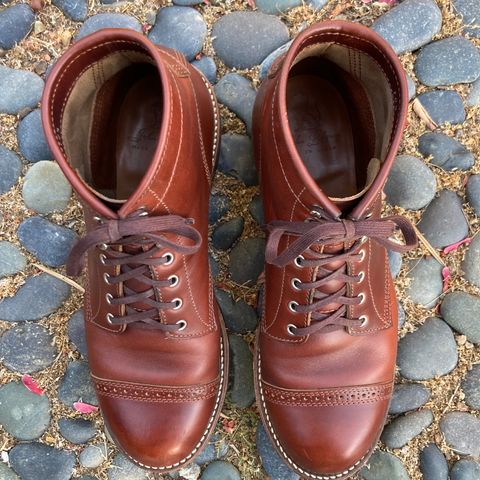 View photo of John Lofgren Combat Boots in Horween Timber Chromexcel