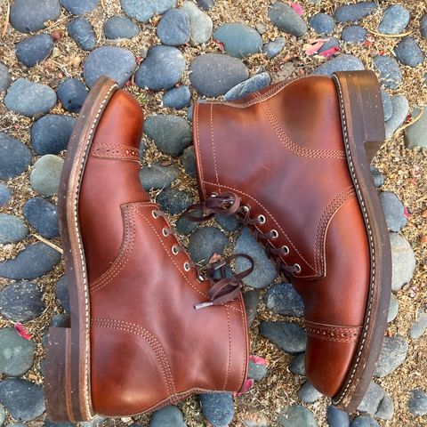 View photo of John Lofgren Combat Boots in Horween Timber Chromexcel