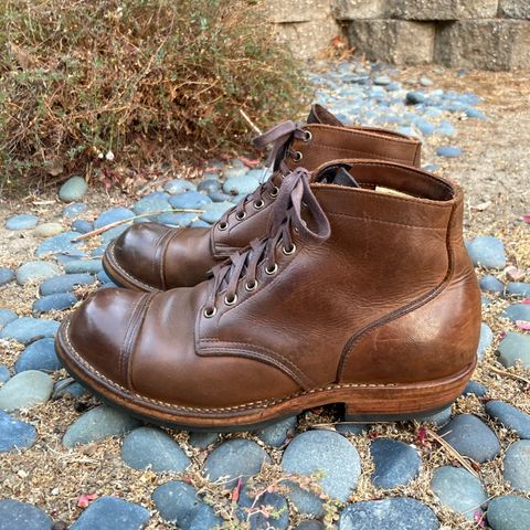 View photo of Viberg Service Boot PCT in Horween Natural Chromexcel