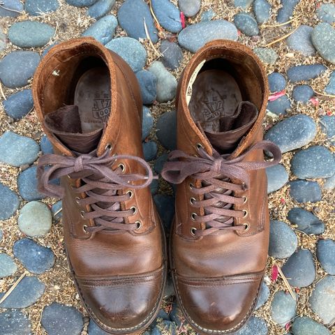 View photo of Viberg Service Boot PCT in Horween Natural Chromexcel