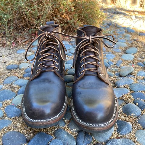 View photo of Viberg Service Boot in Seidel Brown Oil Tan