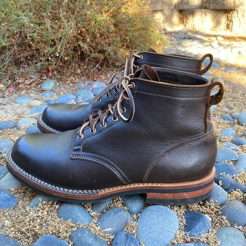 View photo of Viberg Service Boot in Seidel Brown Oil Tan