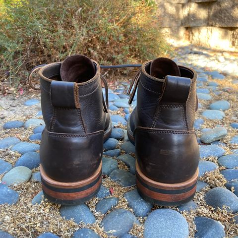 View photo of Viberg Service Boot in Seidel Brown Oil Tan