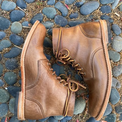 Search result thumbnail of Oak Street Bootmakers Trench Boot in Horween Natural Chromexcel