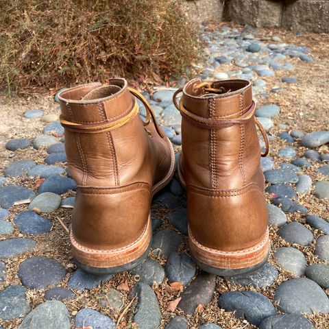 Oak Street Bootmakers Trench Boot in Horween Natural Chromexcel