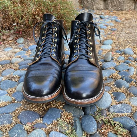 Search result thumbnail of Viberg Boondocker in Shinki Black Teacore Horsebutt