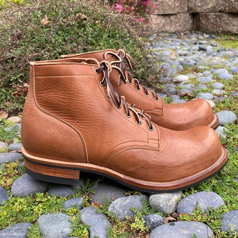 Viberg Service Boot in Horween Oak Chromepak