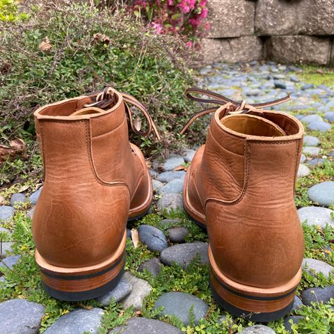 Viberg Service Boot in Horween Oak Chromepak