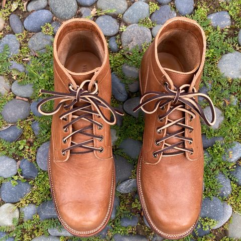 Viberg Service Boot in Horween Oak Chromepak