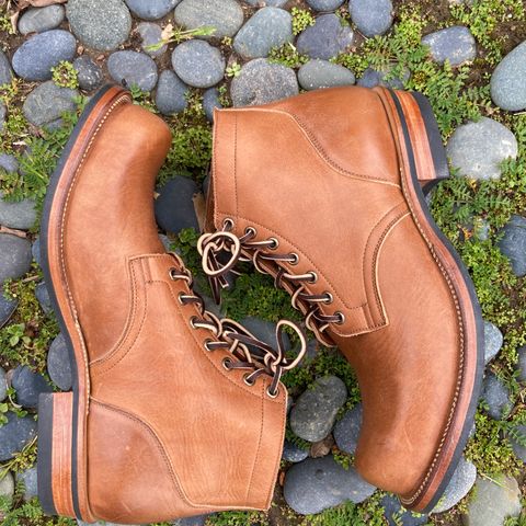 Viberg Service Boot in Horween Oak Chromepak