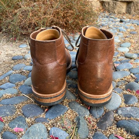 View photo of Viberg Service Boot in Horween Waxed Flesh