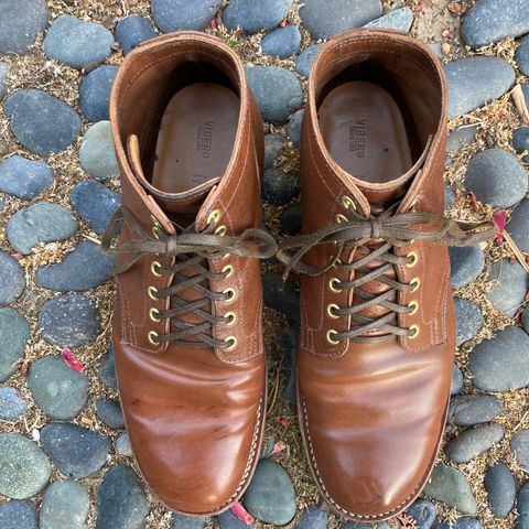 View photo of Viberg Service Boot in Horween Waxed Flesh