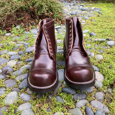 View photo of Viberg Service Boot PCT in Horween Brown Chromexcel