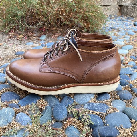 Viberg 145 Oxford in Horween Natural Chromexcel