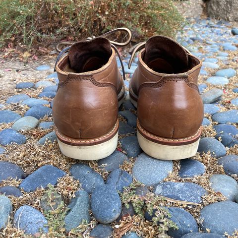 Viberg 145 Oxford in Horween Natural Chromexcel