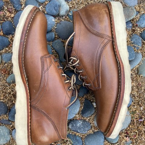 Viberg 145 Oxford in Horween Natural Chromexcel