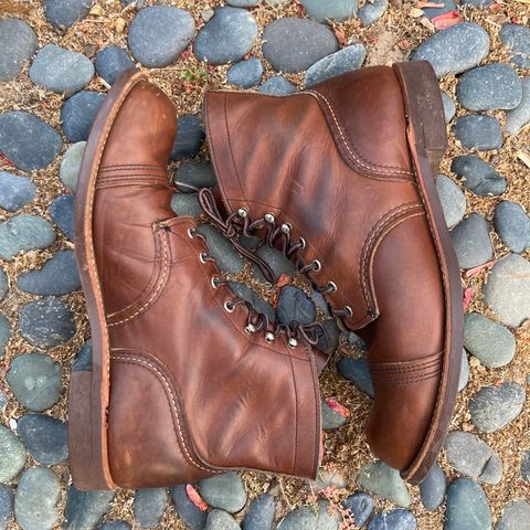 View photo of Red Wing Iron Ranger in S.B. Foot Amber Harness