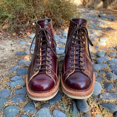 Sagara Cordmaster in Shinki Burgundy Oiled Horsebutt