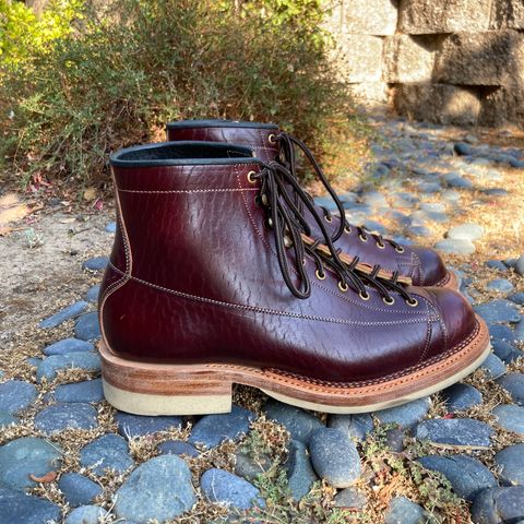Sagara Cordmaster in Shinki Burgundy Oiled Horsebutt