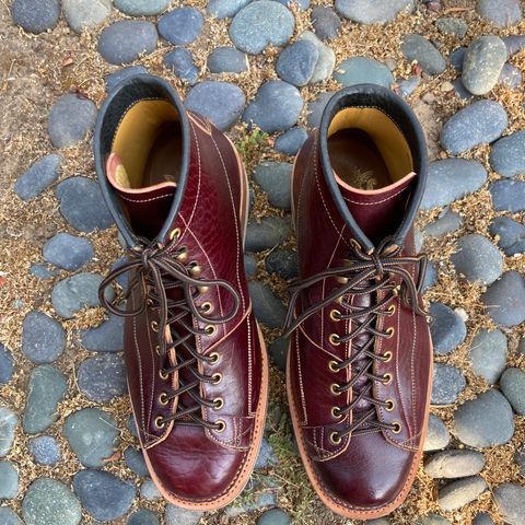 Sagara Cordmaster in Shinki Burgundy Oiled Horsebutt