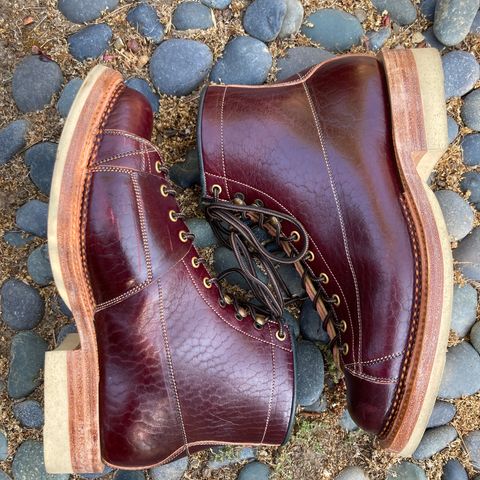 Sagara Cordmaster in Shinki Burgundy Oiled Horsebutt