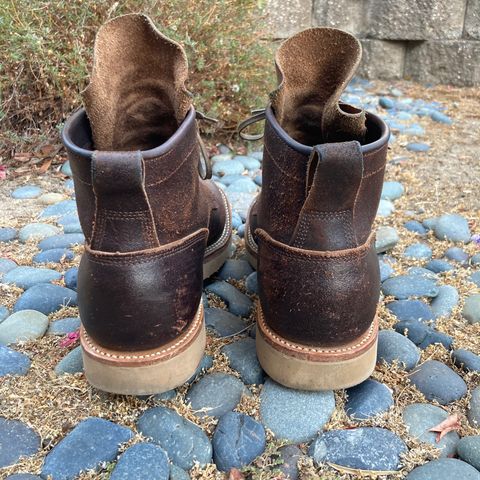 View photo of Viberg Bobcat in Horween Brown Waxed Flesh