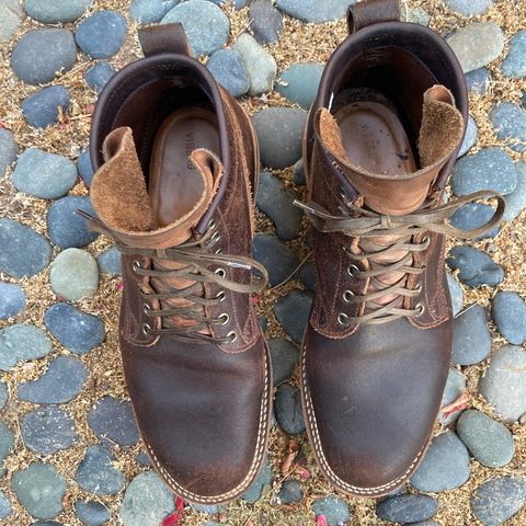 View photo of Viberg Bobcat in Horween Brown Waxed Flesh