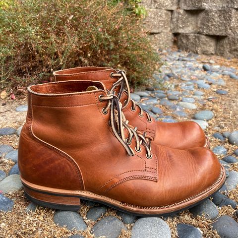 View photo of Viberg Service Boot in Horween English Tan Dublin