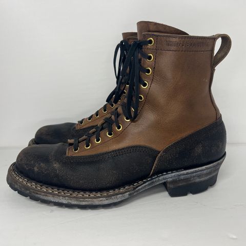 View photo of White's x Division Road LTT Logger 375 in Horween Black Waxed Flesh