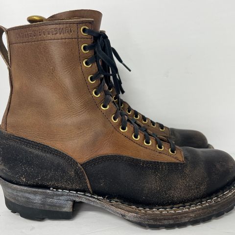 View photo of White's x Division Road LTT Logger 375 in Horween Black Waxed Flesh