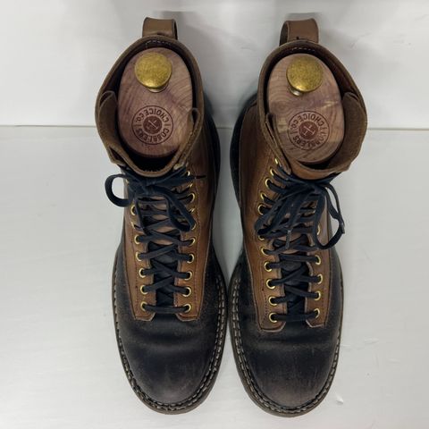 View photo of White's x Division Road LTT Logger 375 in Horween Black Waxed Flesh