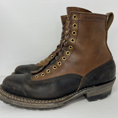 View photo of White's x Division Road LTT Logger 375 in Horween Black Waxed Flesh