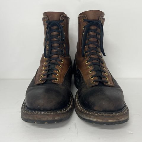 View photo of White's x Division Road LTT Logger 375 in Horween Black Waxed Flesh