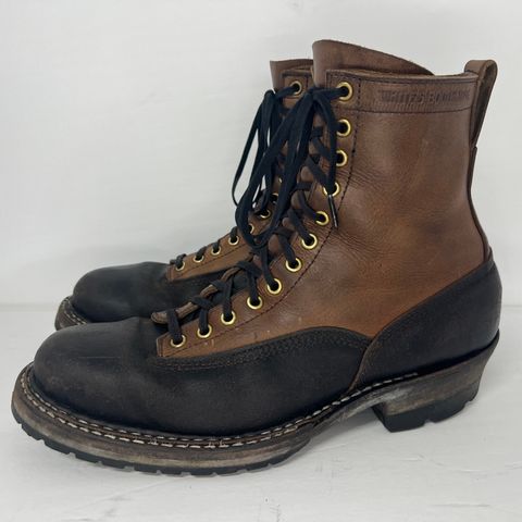 View photo of White's x Division Road LTT Logger 375 in Horween Black Waxed Flesh