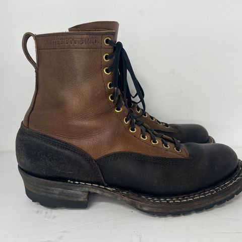 View photo of White's x Division Road LTT Logger 375 in Horween Black Waxed Flesh