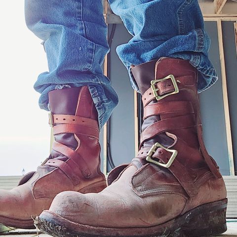 Nicks Heritage TankerPro in Horween Natural Dublin