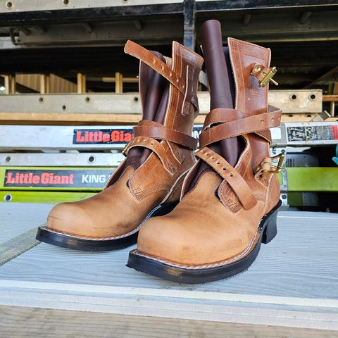 Nicks Heritage TankerPro in Horween Natural Dublin