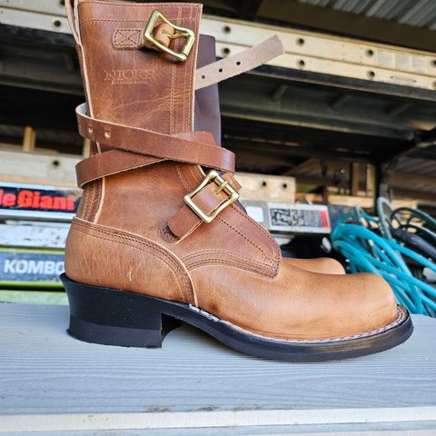 Nicks Heritage TankerPro in Horween Natural Dublin