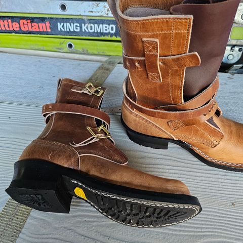 Nicks Heritage TankerPro in Horween Natural Dublin