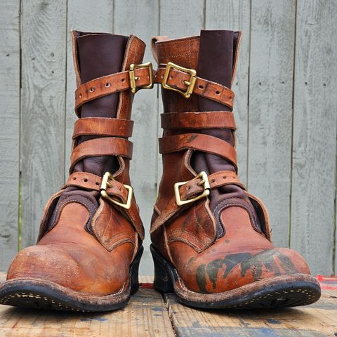 Nicks Heritage TankerPro in Horween Natural Dublin