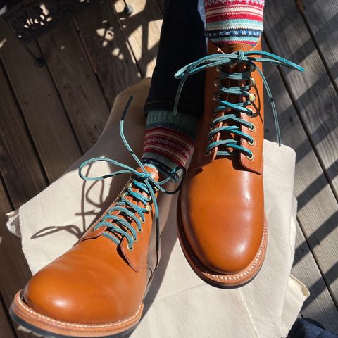 Grant Stone Nora Boot in Badalassi Carlo Saddle Tan Minerva