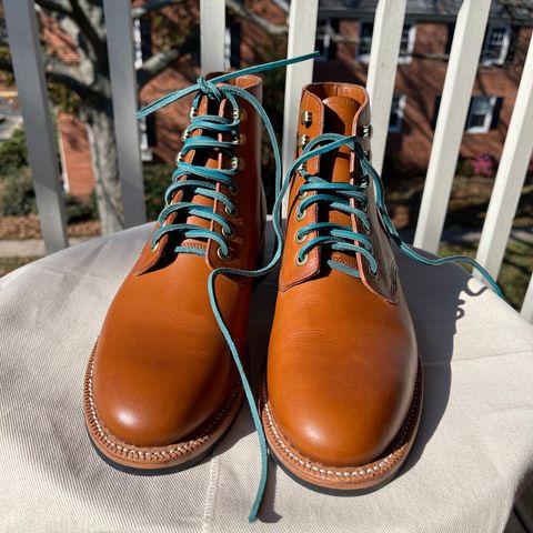 Grant Stone Nora Boot in Badalassi Carlo Saddle Tan Minerva
